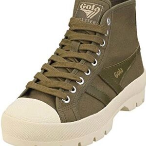 Gola Women Khaki High-Top Sneakers